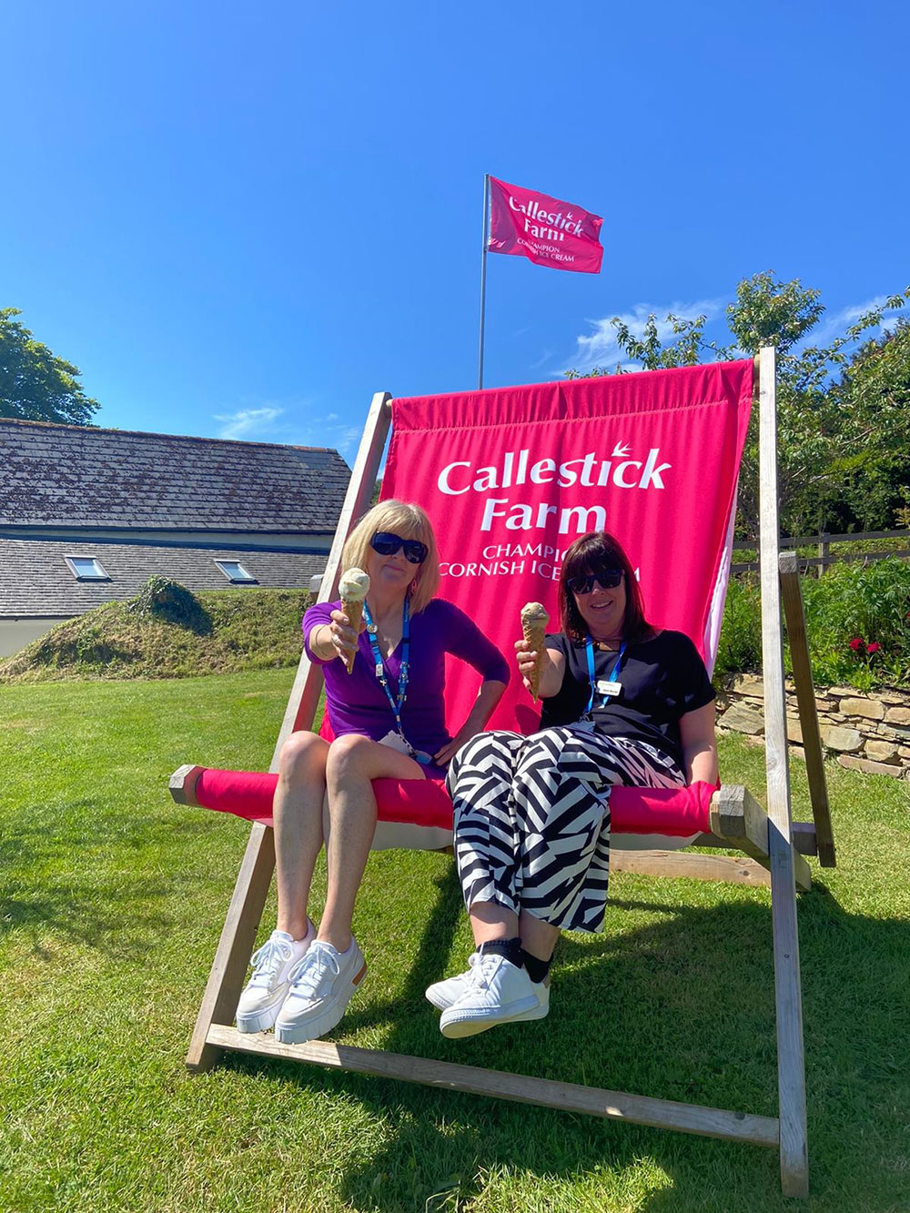 Royal Cornwall Hospitals NHS Trust Charity team enjoy visit to Callestick Farm